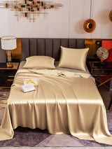 [Beige] SilkSilky-FR Parure de Lit Soie 002