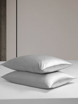 [Argent] SilkSilky-FR 25Momme Parure de Lit Soie 005