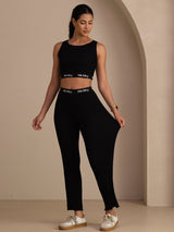 [Noir] SilkSilky-FR Womens Pants 001