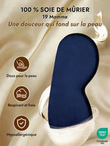 [Bleu Foncé] SilkSilky-FR Masques pour les Yeux 003