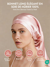 [Rose Clair] SilkSilky-FR Bonnets de Nuit 002