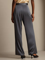 [Gris Foncé] SilkSilky-FR 19Momme Femme Pantalons 002