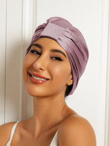 [Mauve Pâle] SilkSilky-FR Bonnets de Nuit 003