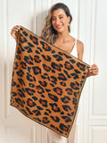 SilkSilky FR Pure Soie Scarf Leopard 003