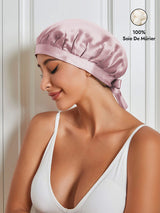 [Mauve Pâle] SilkSilky-FR Bonnets de Nuit 001