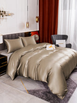[Kaki] SilkSilky-FR Parure de Lit Soie 005