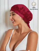 [Rouge Vineux] SilkSilky-FR Bonnets de Nuit 001
