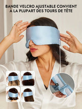 [Bleu Clair] SilkSilky-FR Masques pour les Yeux 004