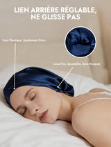 [Bleu Foncé] SilkSilky-FR Bonnets de Nuit 005