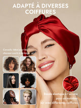 [Rouge Vineux] SilkSilky-FR Bonnets de Nuit 005