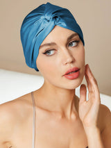 [Bleu Royal] SilkSilky-FR Bonnets de Nuit 001