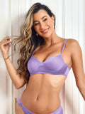 SilkSilky FR Soie Tricotée Bra Violette 004