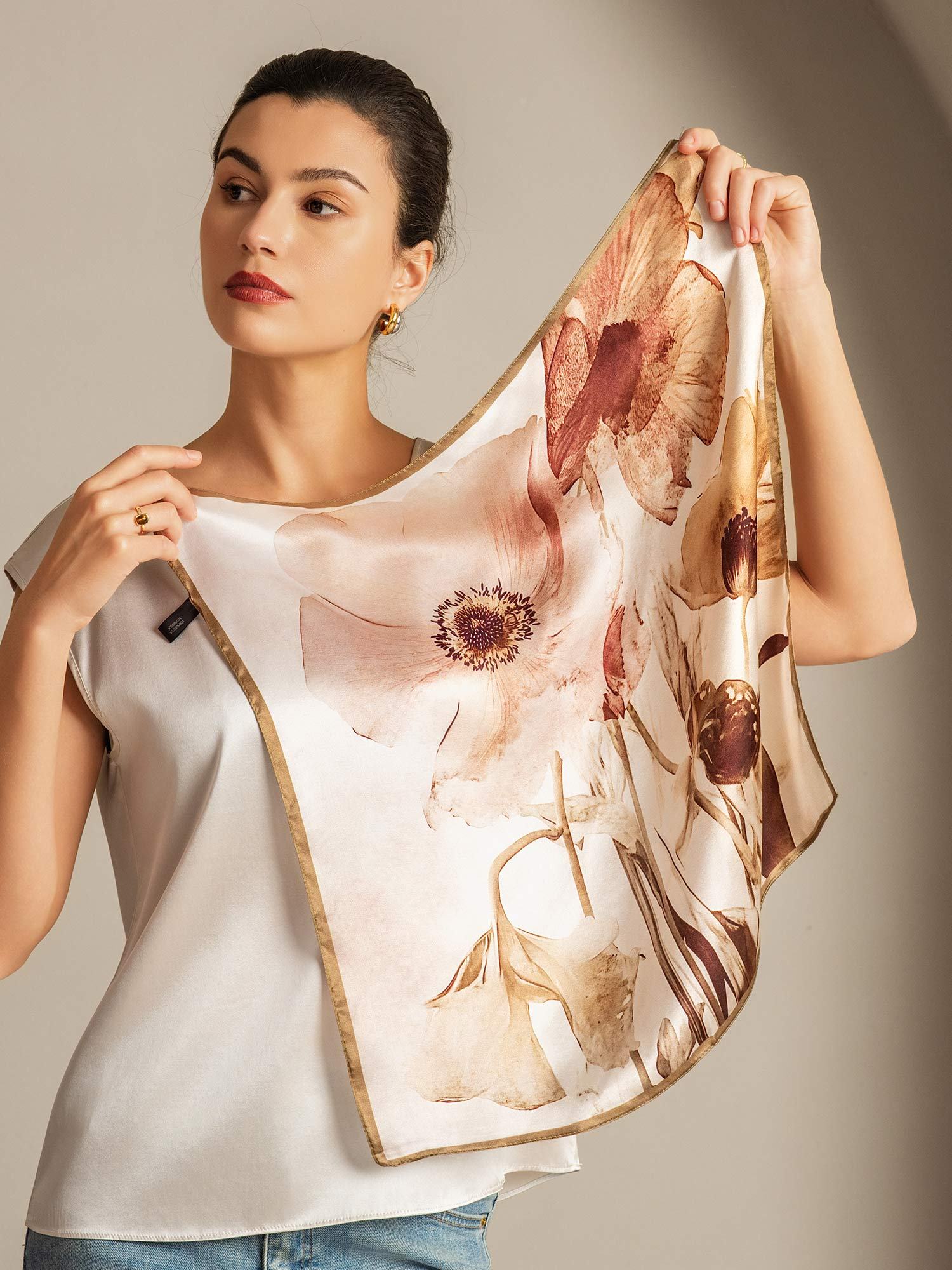 [P092] SilkSilky-FR Soie Scarf 004