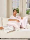 SilkSilky-FR 19Momme Pure Soie Pillowcase Rose 005