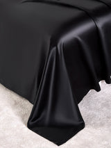[Noir] SilkSilky-FR 19Momme Parure de Lit Soie 003