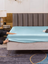 [Bleu Clair] SilkSilky-FR 19Momme Draps 005