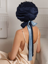 [Bleu Foncé] SilkSilky-FR Bonnets de Nuit 001