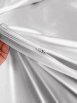 [Argent] SilkSilky-FR Parure de Lit Soie 005