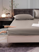 22Momme 3 pièces soie 1x drap housse+2x taies d‘oreiller