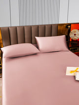 22Momme 3 pièces soie 1x drap housse+2x taies d‘oreiller