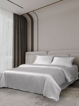 [Argent] SilkSilky-FR 22Momme Parure de Lit Soie 002