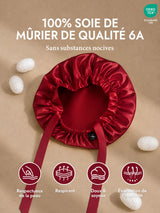[Rouge Vineux] SilkSilky-FR Bonnets de Nuit 002