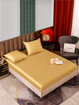 [Champagne] SilkSilky-FR Parure de Lit Soie 001