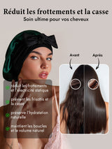 [Vert Foncé] SilkSilky-FR Bonnets de Nuit 003