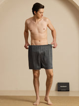 [Ginkgo Noir] SilkSilky-FR Mens Sleep Bottoms 007