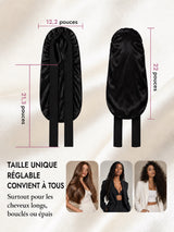 [Noir] SilkSilky-FR Bonnets de Nuit 004