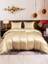 [Beige] SilkSilky-FR Parure de Lit Soie 002