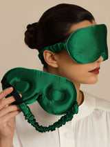 [Vert Foncé] SilkSilky-FR Masques pour les Yeux 001