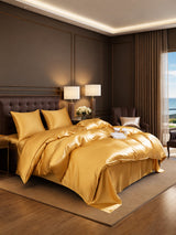 [Champagne] SilkSilky-FR Parure de Lit Soie 002
