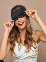 [Noir] SilkSilky-FR Masques pour les Yeux 004
