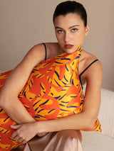 [Chien Orange] SilkSilky-FR Taies d'Oreiller 002