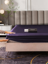 [Violet Foncé] SilkSilky-FR 22Momme Draps 005