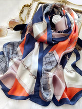[P085] SilkSilky-FR Pure Soie Scarf 001
