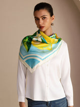 [Citron Bleu] SilkSilky-FR Scarf 002