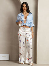 [Papillon Blanc] SilkSilky-FR 19Momme Soie Womens Pants 007