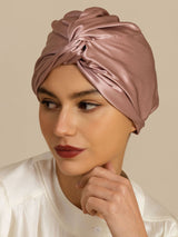 [Mauve Pâle] SilkSilky-FR Bonnets de Nuit 006