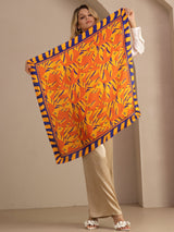 [Chien Orange] SilkSilky-FR Scarf 004