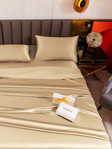 [Beige] SilkSilky-FR 19Momme Parure de Lit Soie 003