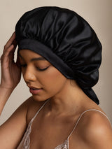 [Noir] SilkSilky-FR Bonnets de Nuit 002
