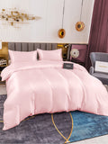 SilkSilky FR 19Momme Pure Soie Bedding Set Rose 004