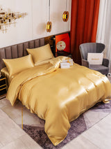 [Champagne] SilkSilky-FR 19Momme Parure de Lit Soie 003