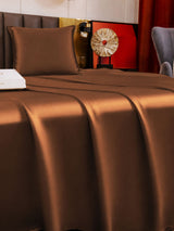 [Café] SilkSilky-FR Parure de Lit Soie 003
