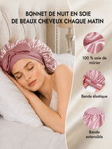[Rose] SilkSilky-FR Bonnets de Nuit 005