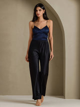 [Noir] SilkSilky-FR Femme Pantalons 006
