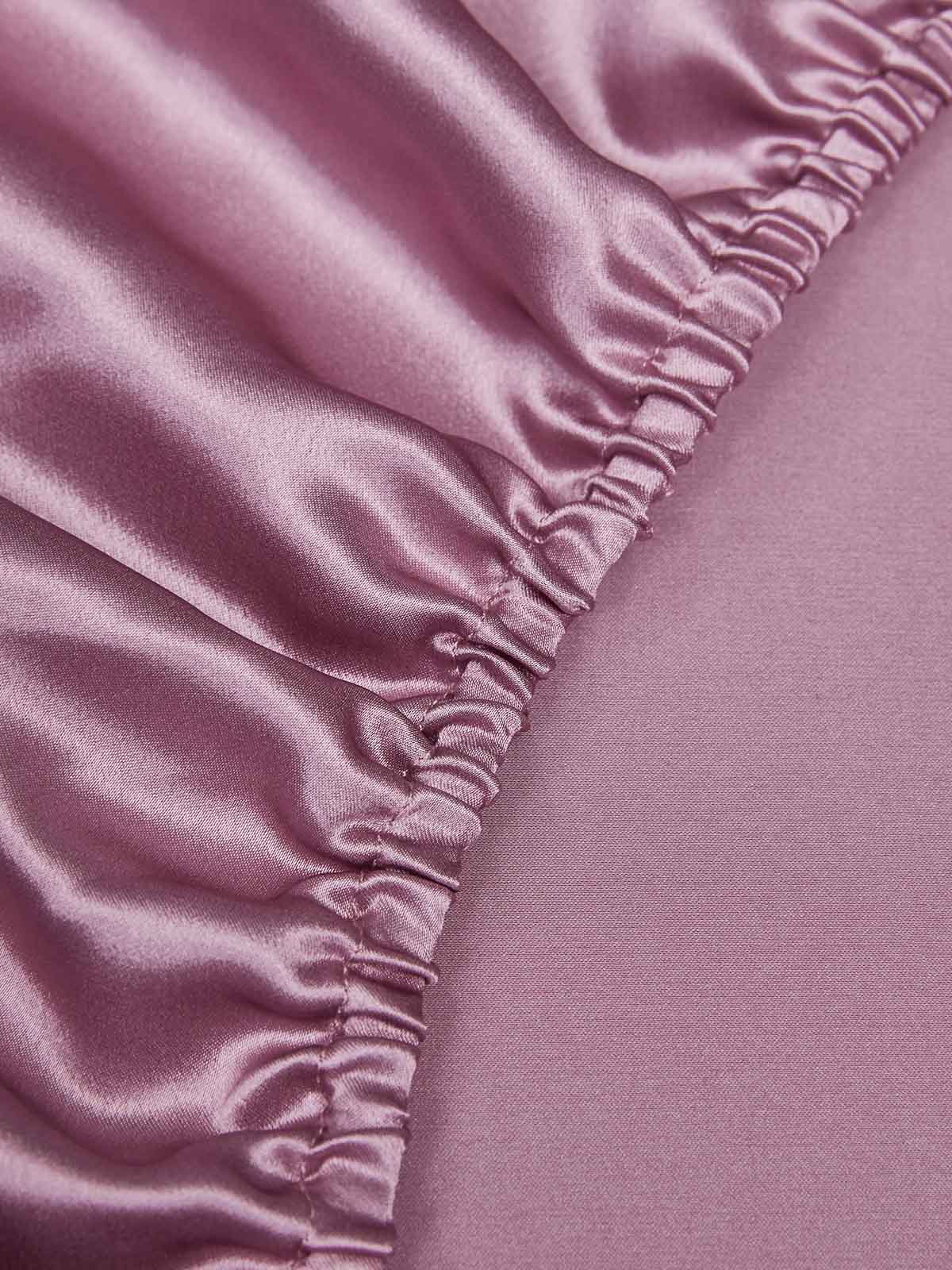 [Orchidée Mauve] SilkSilky-FR 22Momme Pure Soie Sheet 004