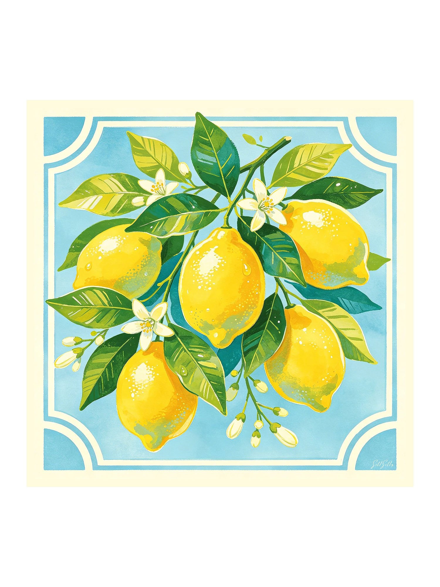 [Citron Bleu] SilkSilky-FR Scarf 001